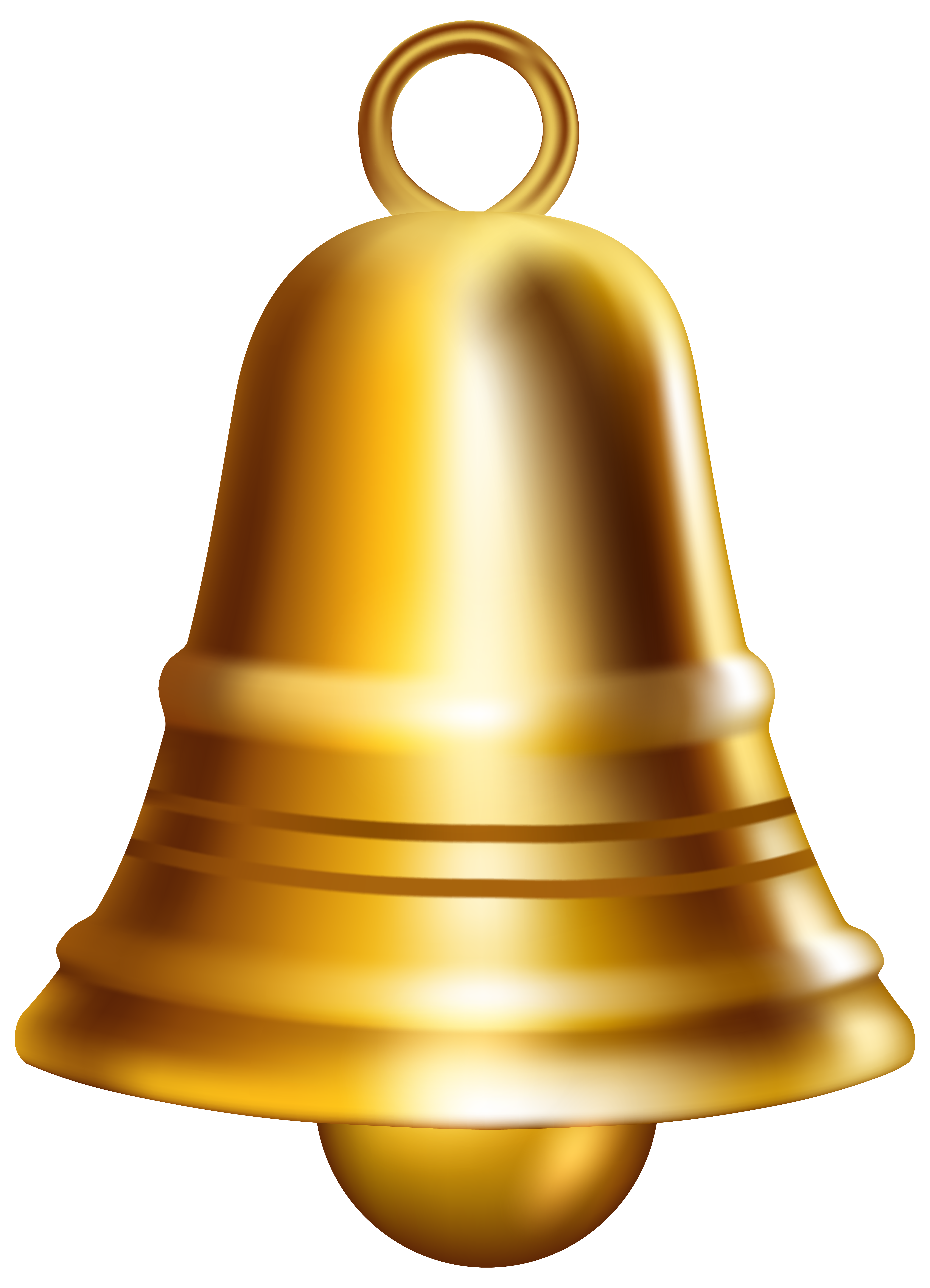 bell clipart gold