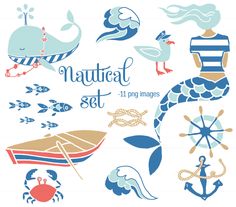 Wedding flora clip art. Bell clipart nautical