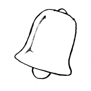 Bell clipart outline. Free cliparts download clip