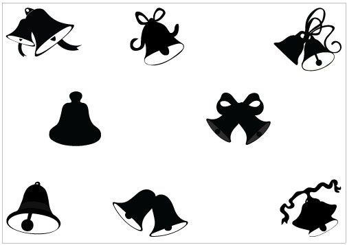 bell clipart silhouette