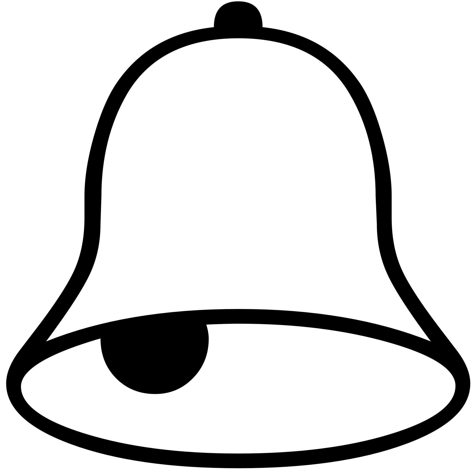bell clipart silhouette