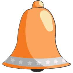 Bell clipart template. Christmas free clip art