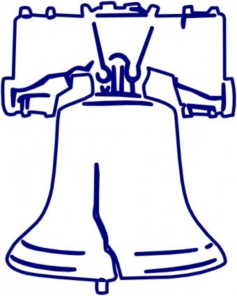 Free lakeside liberty bells. Bell clipart vector