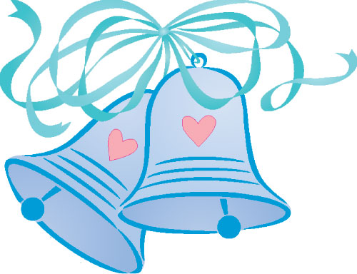 bell clipart weding