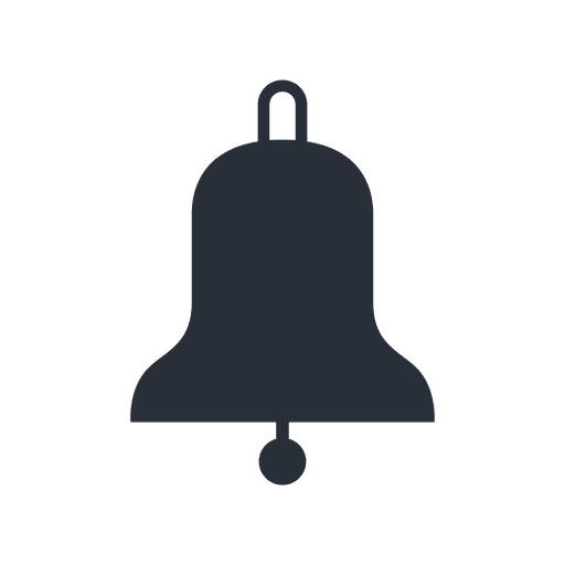 Transparent svg vector. Bell icon png
