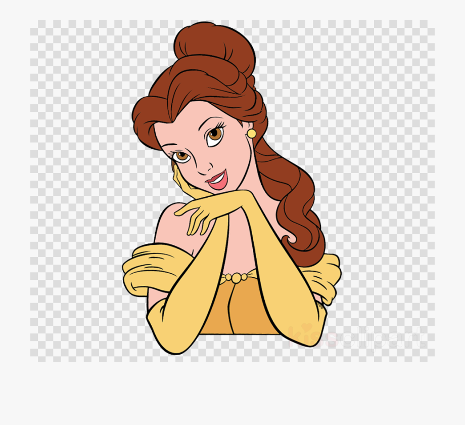 Belle clipart. Disney princess beauty and