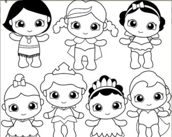 belle clipart baby elsa