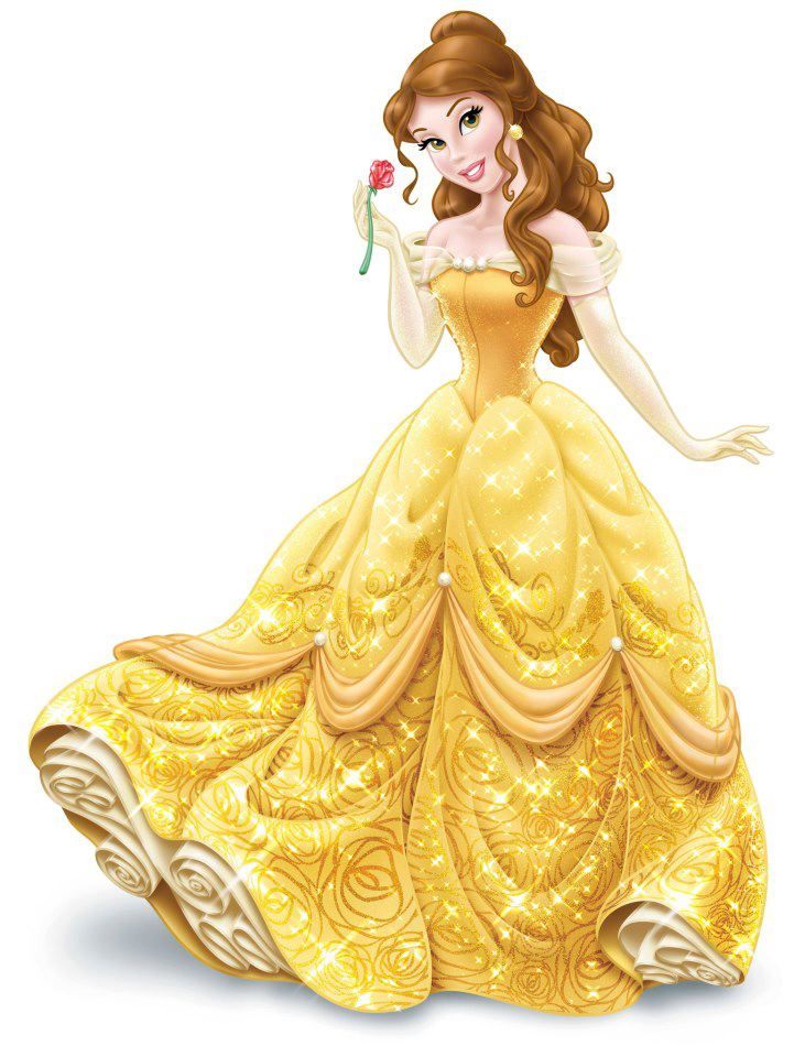 belle clipart beautiful princess disney