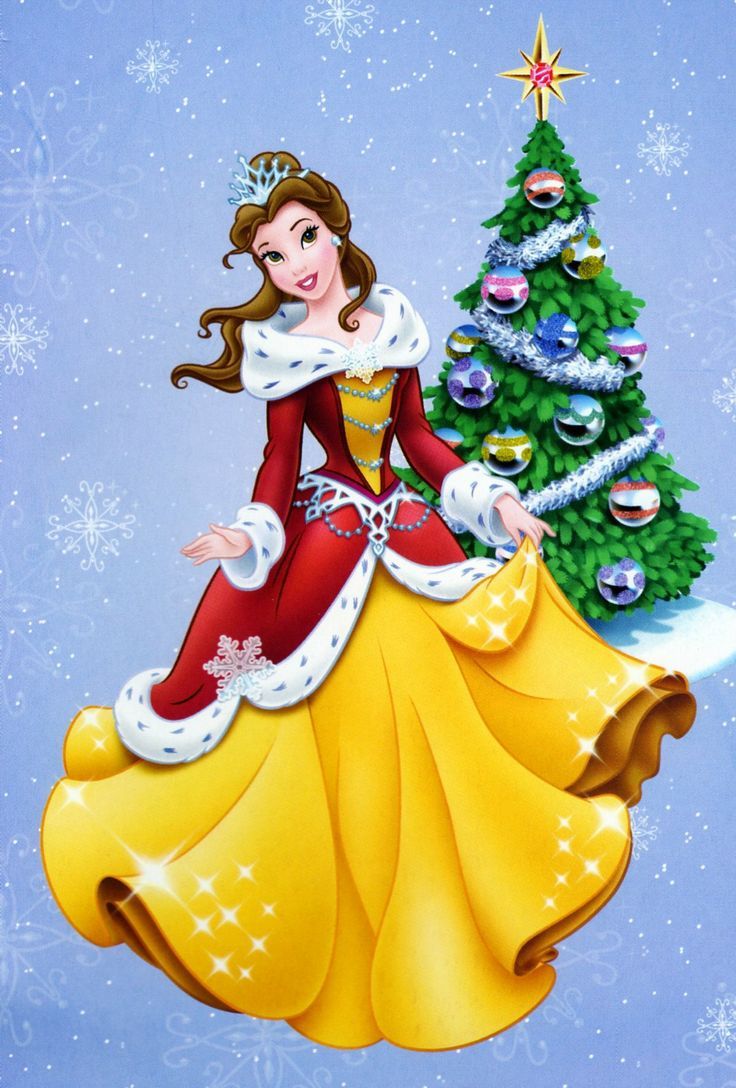 Disney art pinterest and. Belle clipart christmas