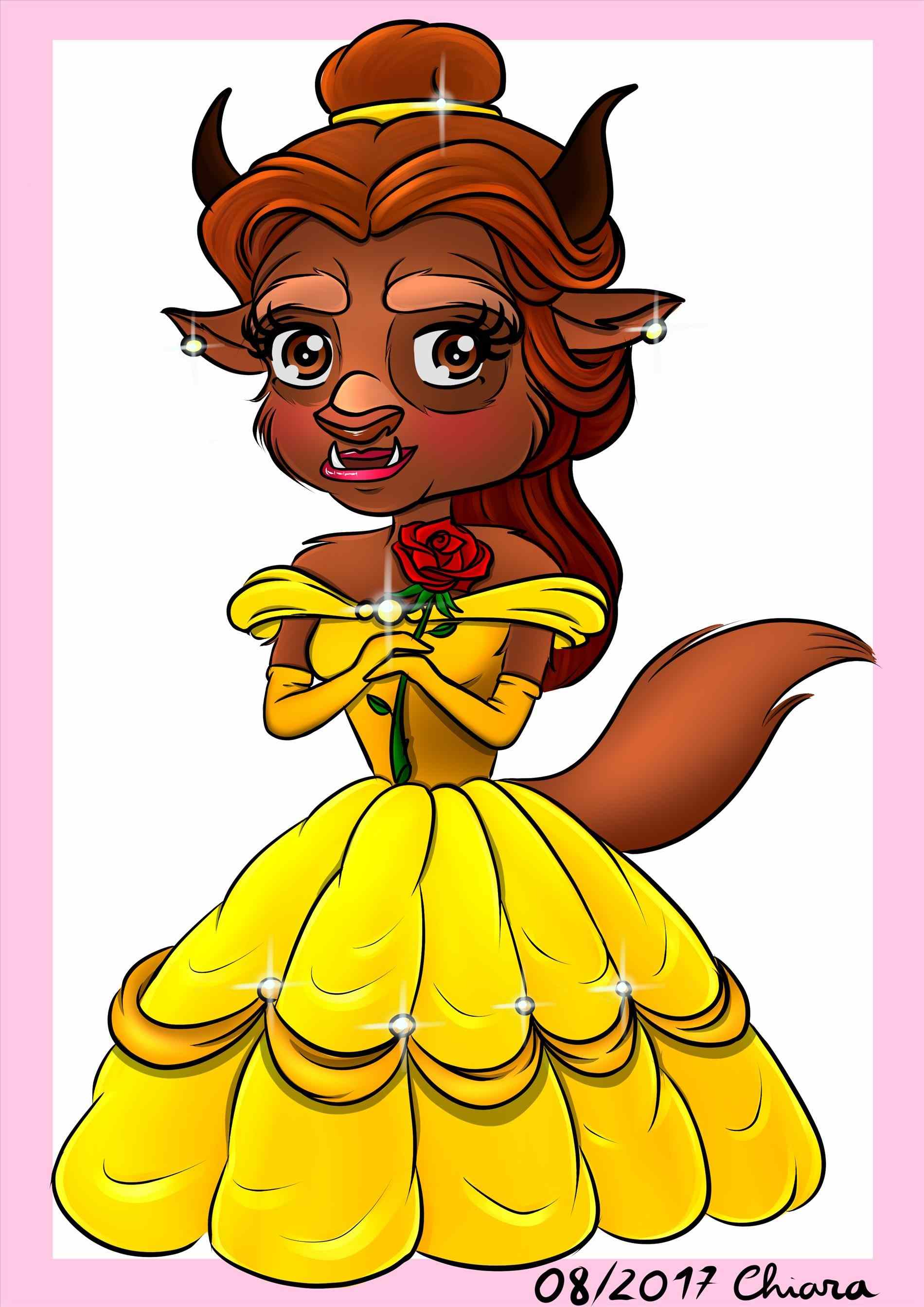 belle clipart drawing