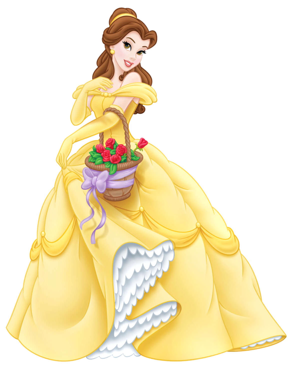 Transparent belle png cartoon. Clipart key princess