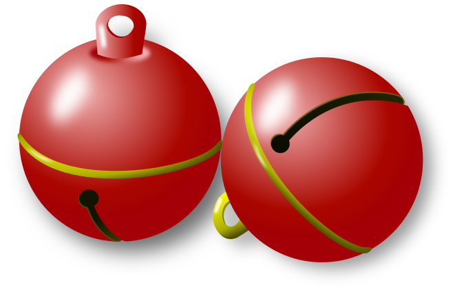 Jingle red christmas holidaychristmasbells. Bells clipart holiday