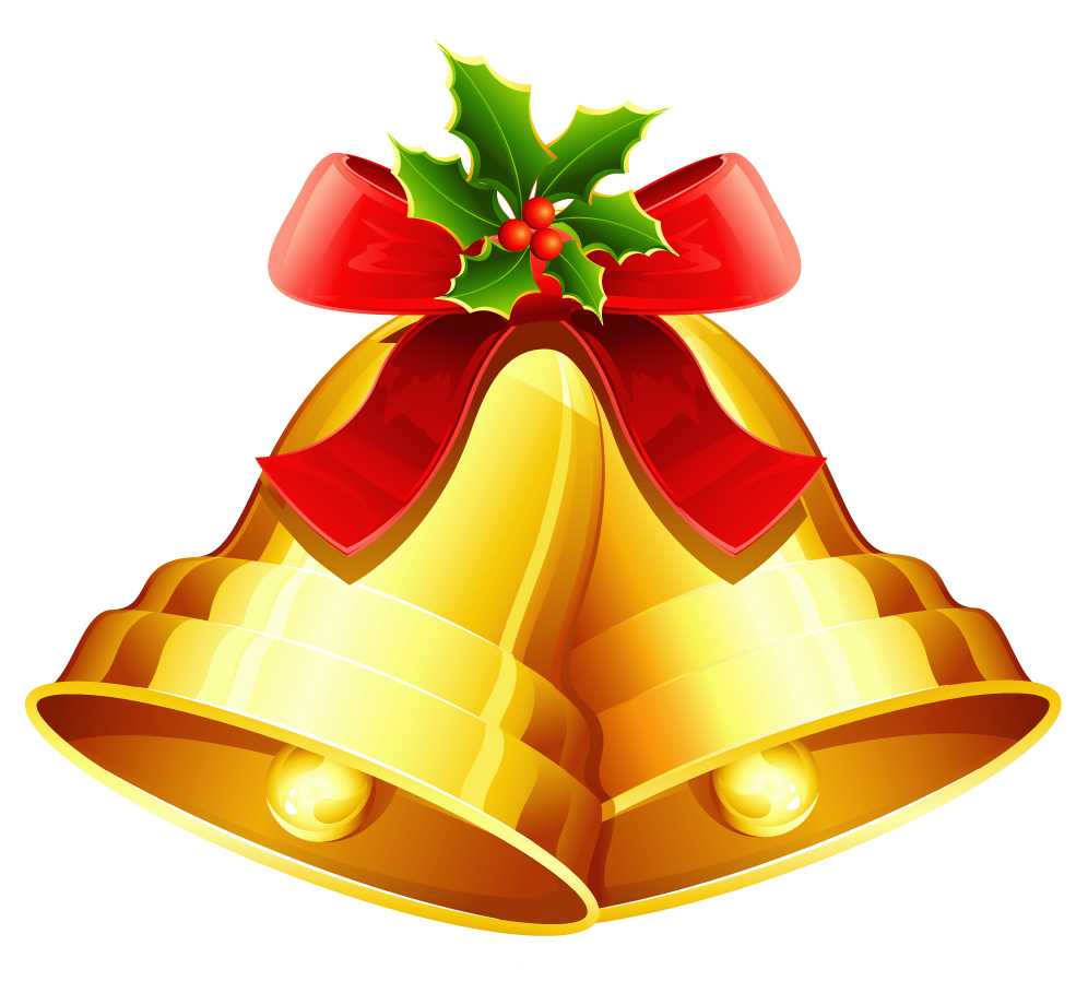 holly clipart bell