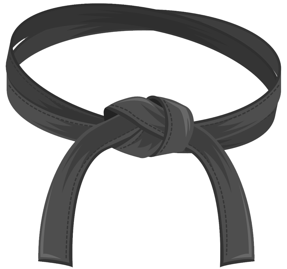 belt clipart black and white