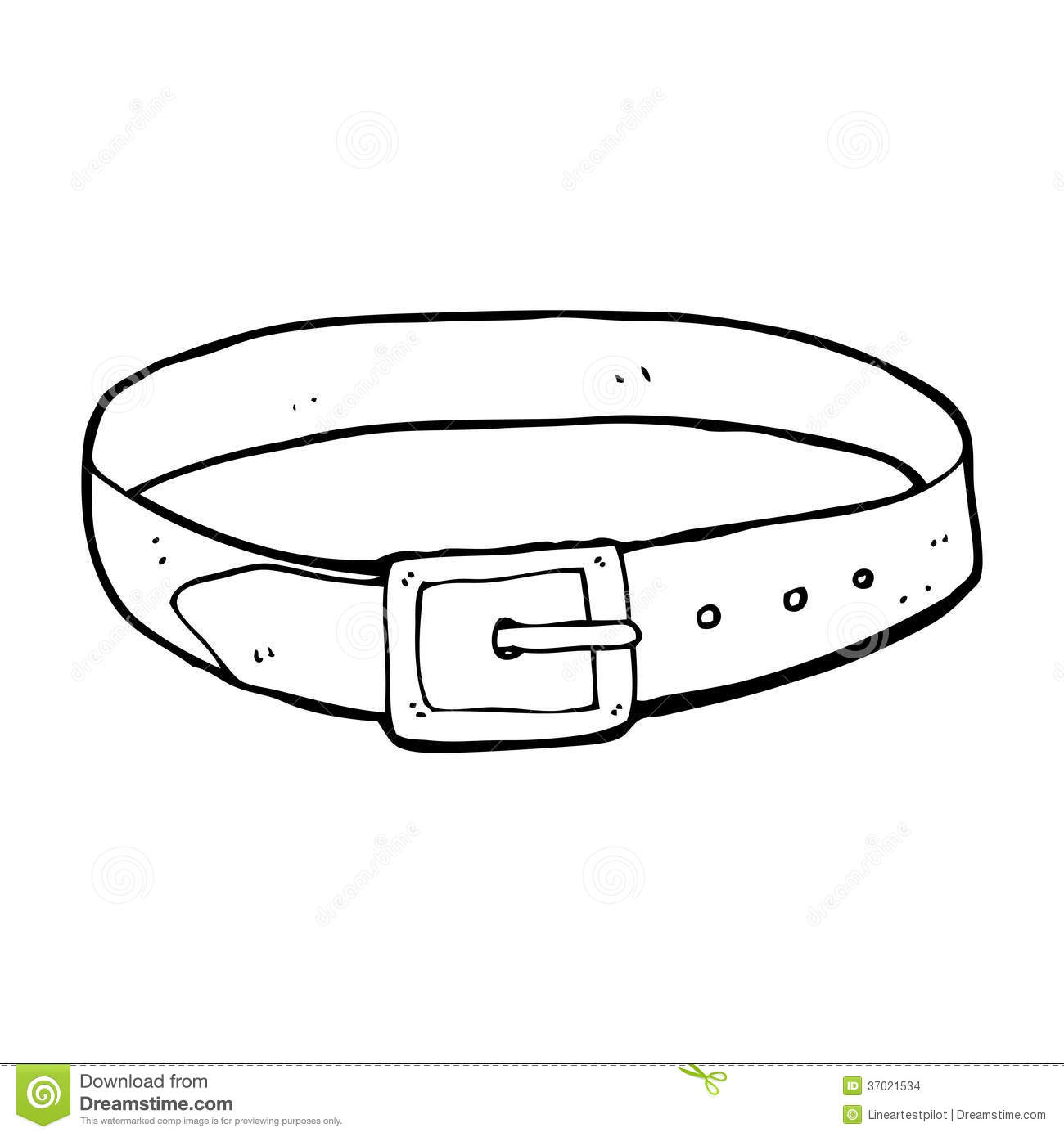 belt clipart black and white