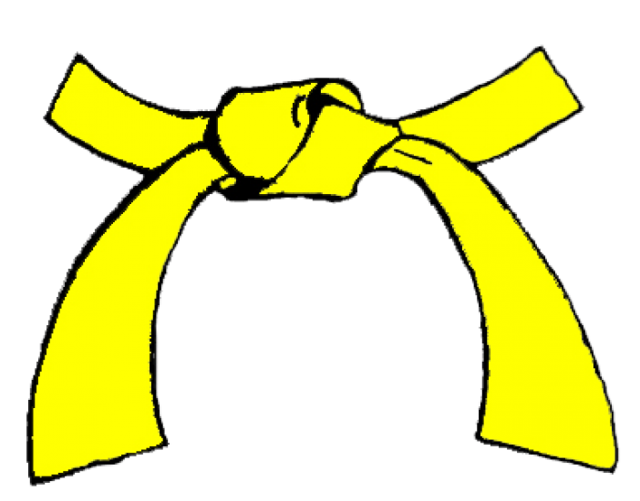 belt clipart yellow belt