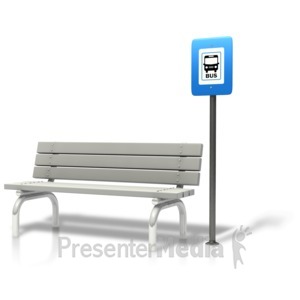 Bench clipart bus stop bench. Presenter media powerpoint templates