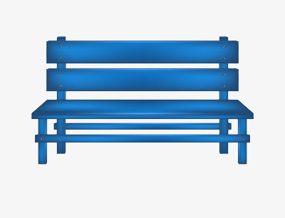 Bench clipart cartoon. Benches blue park wood