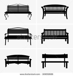bench clipart easy