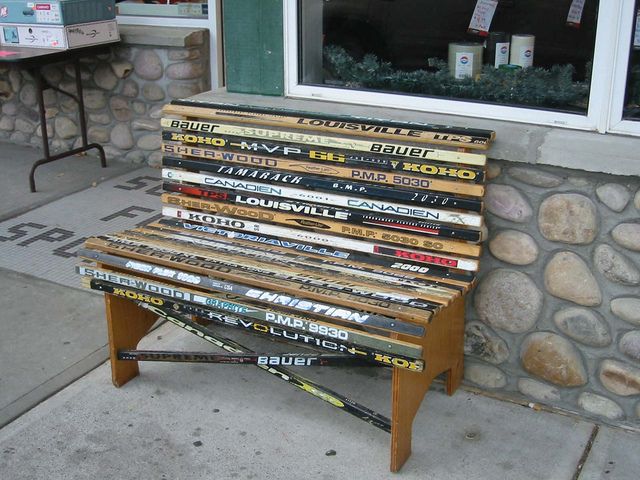 bench clipart hockey