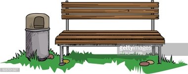 bench clipart playground