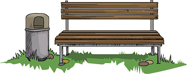 bench clipart playground