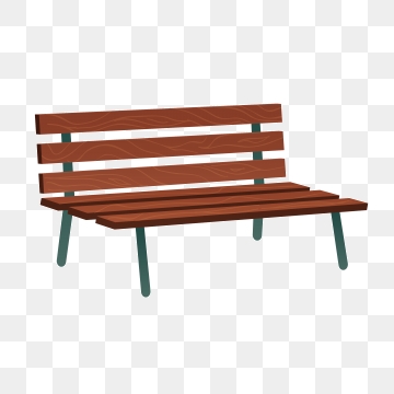 bench clipart red