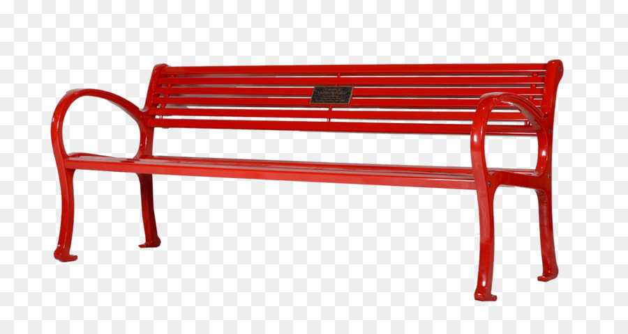 bench clipart red
