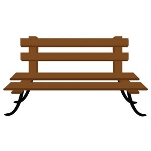 bench clipart vector
