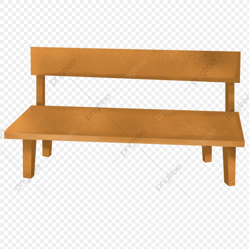 Bench clipart wodden. Wooden wood color chair