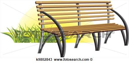 bench clipart wooden bench