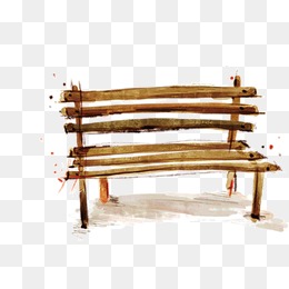 bench clipart wooden sofa