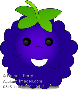 berries clipart purple berry