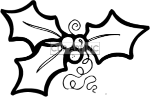 berry clipart black and white