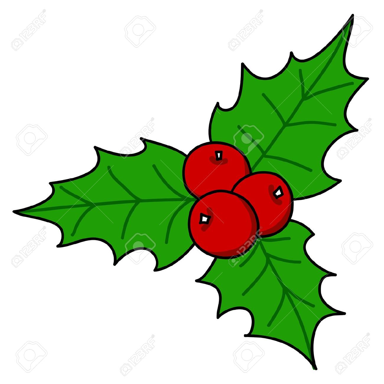 clipartlook. Berry clipart leaves holly