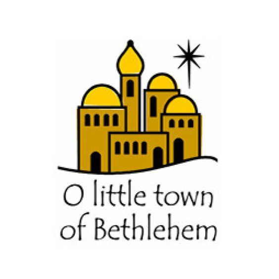 Bethlehem clipart. Inkwell stamps o little