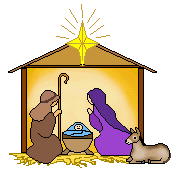 bethlehem clipart away in manger