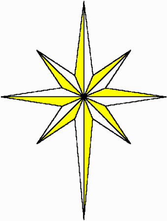 bethlehem clipart guiding star