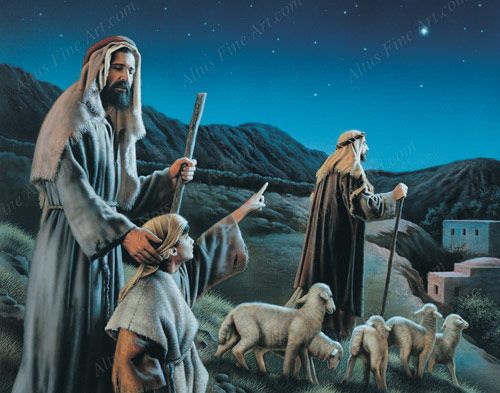 bethlehem clipart shepherds