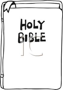 Holy image . Bible clipart black and white