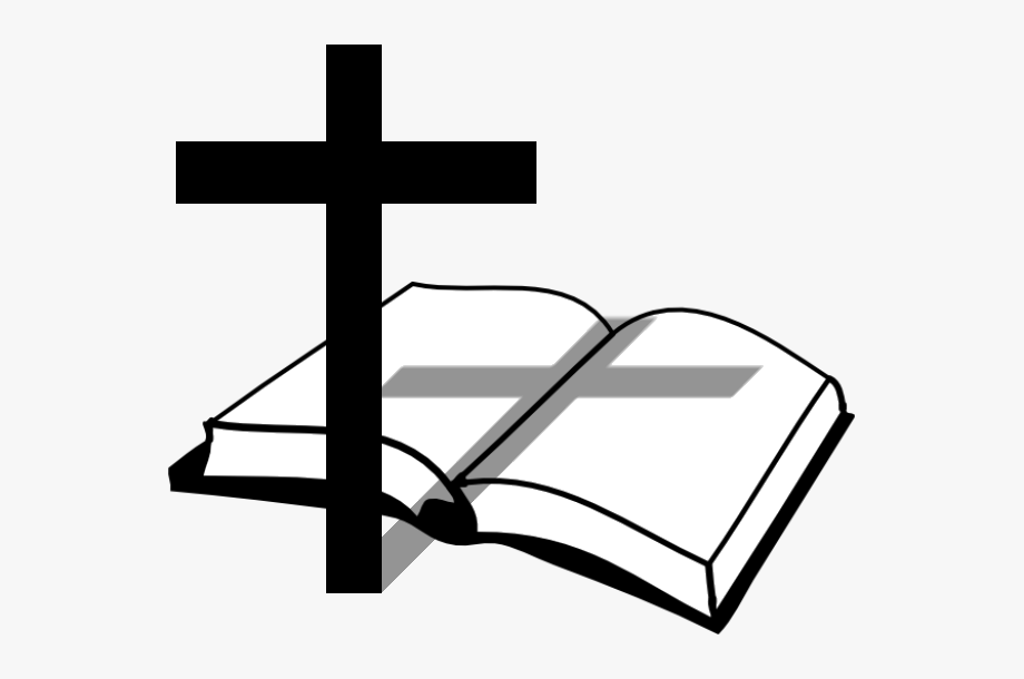 And open free . Bible clipart cross