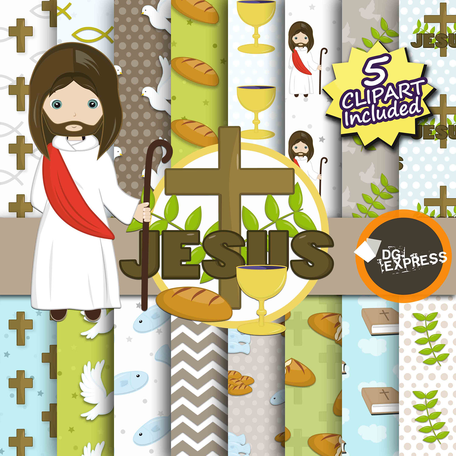 Jesus digital paper this. Bible clipart religion