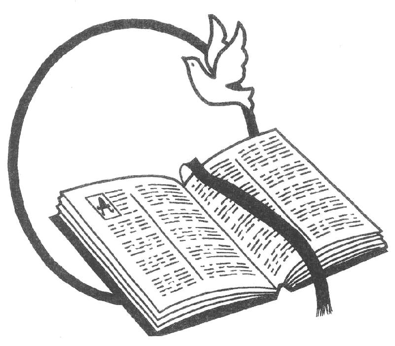 bible clipart sketch
