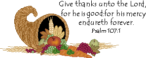Bible thanksgiving
