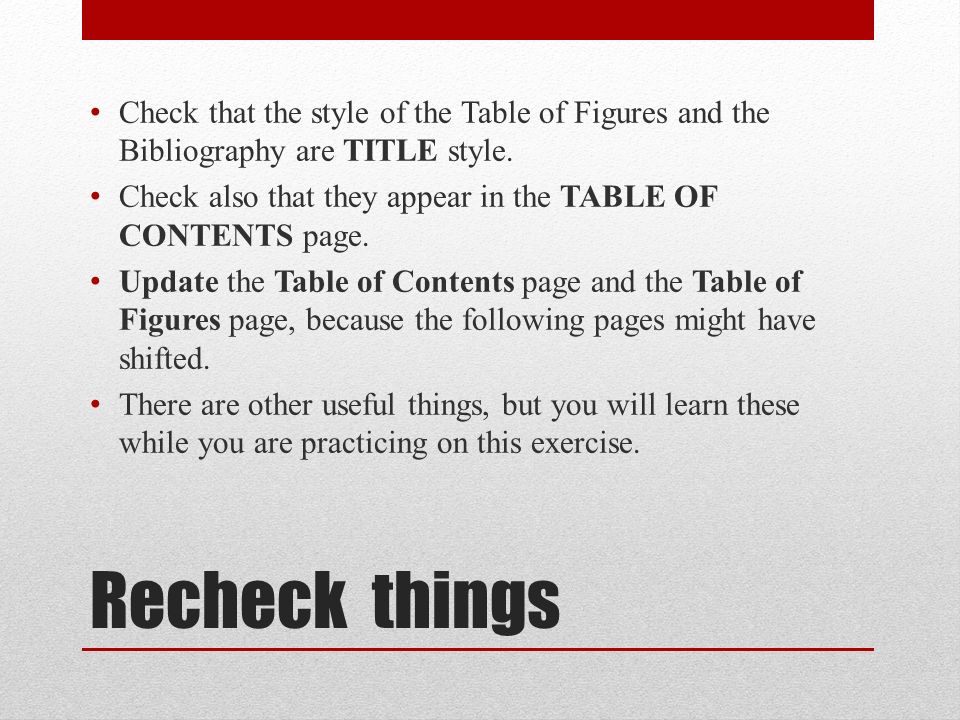 Bibliography clipart contents page. Using microsoft office word
