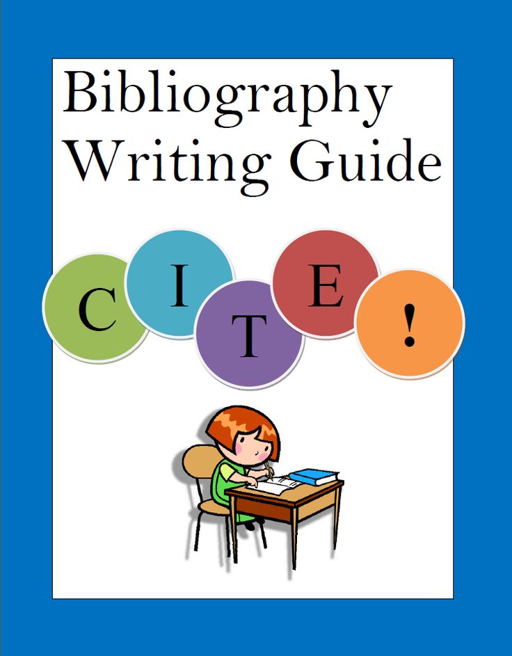 bibliography clipart research project