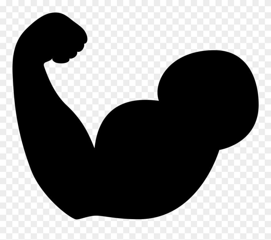 muscle clipart flexing