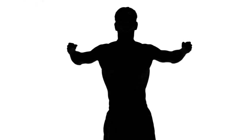 bicep clipart silhouette