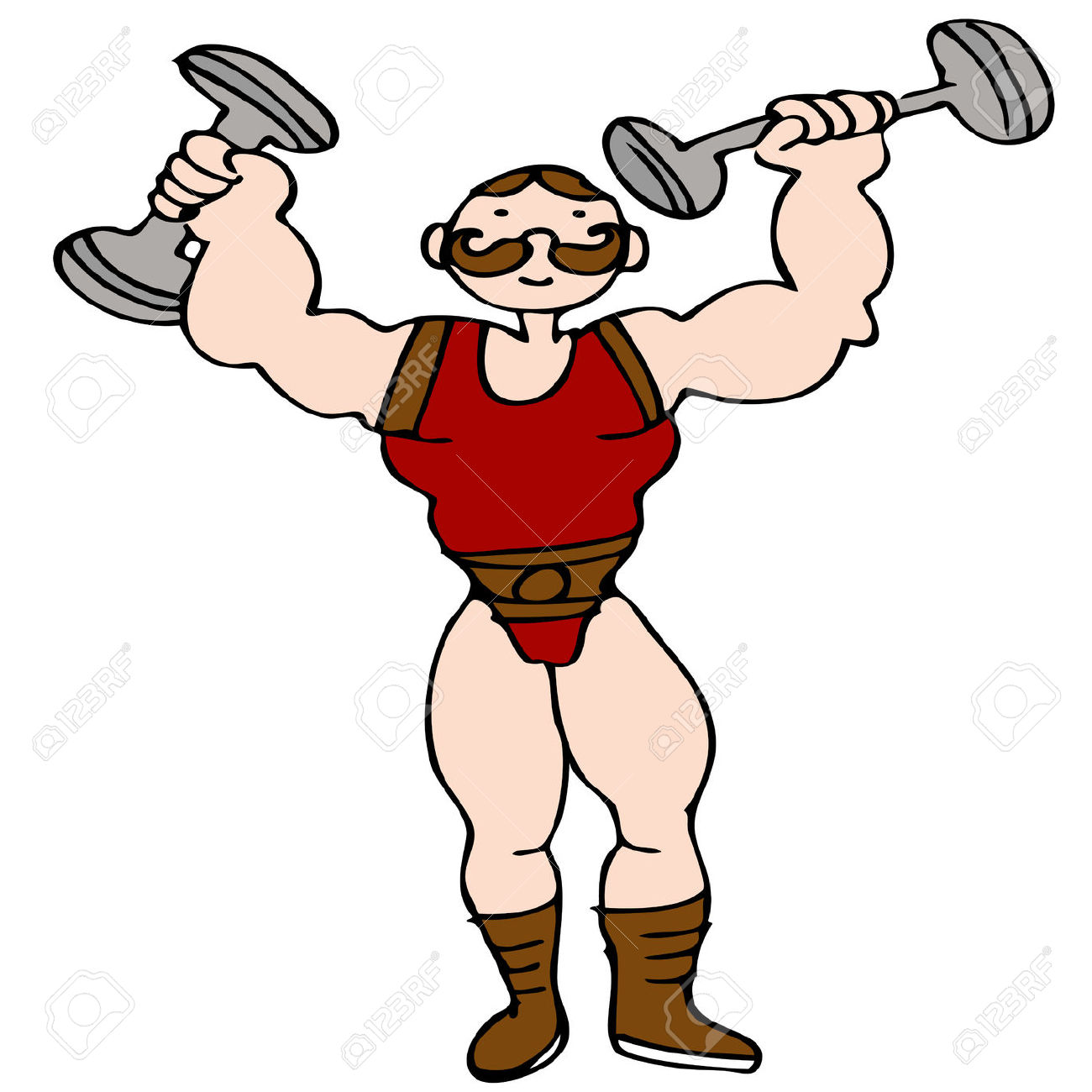 bicep clipart strong
