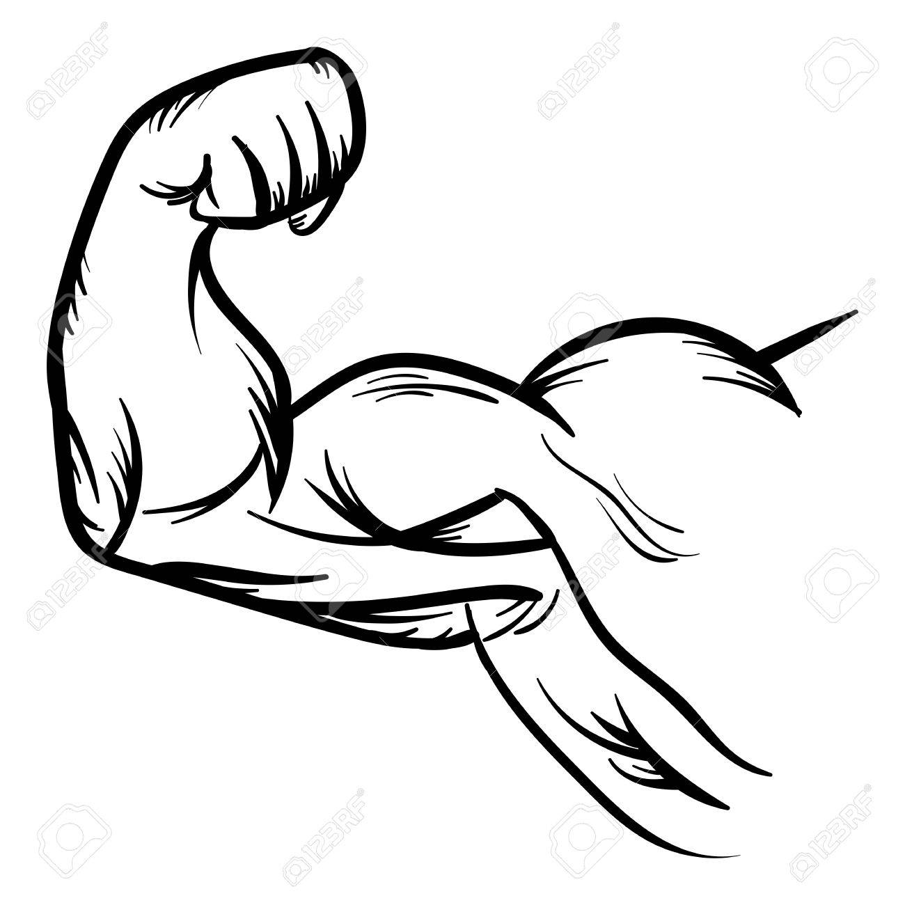 bicep clipart strong